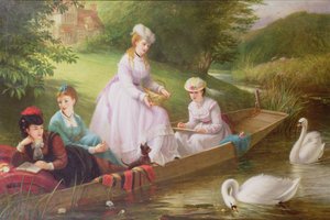O cisnes de Tamisa